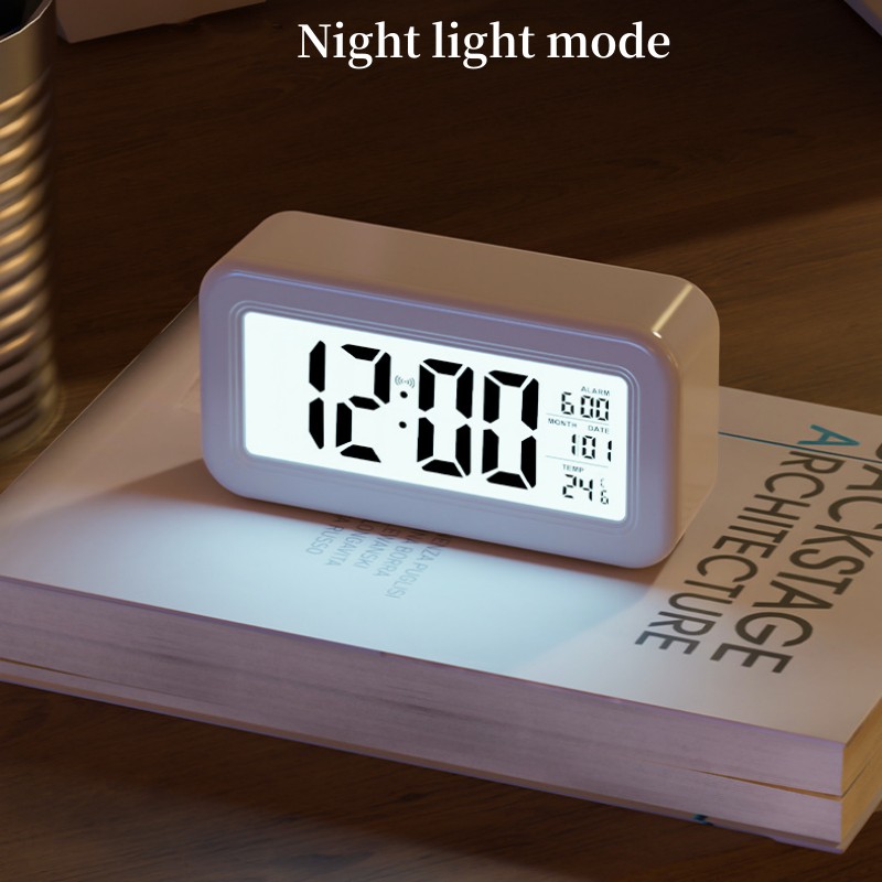Modern Electronics Gadgets - Digitale wekker op batterijen, temperatuur, datum,