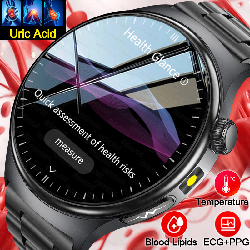 Laser Distance Measure - Nieuwe Nauwkeurige ECG Smartwatch Bloedlipiden Vijf