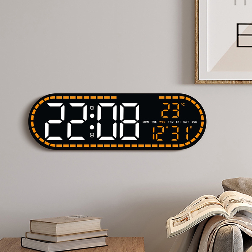 Modern Electronics Gadgets - Grote digitale wandklok Temperatuur- en datumweekweergave