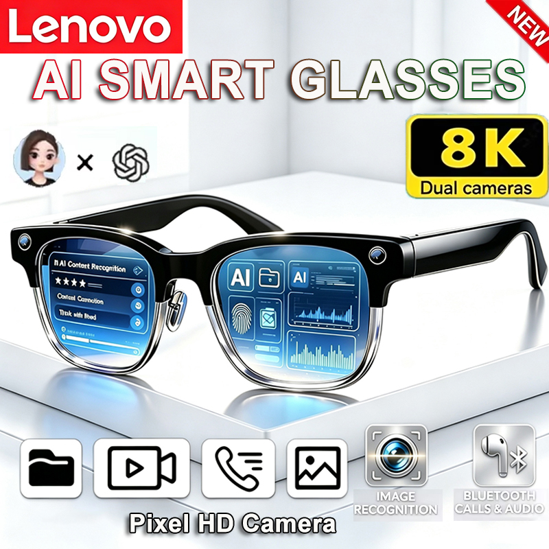 Smart Glasses Ar - Lenovo 8K HD AI Smart Bril