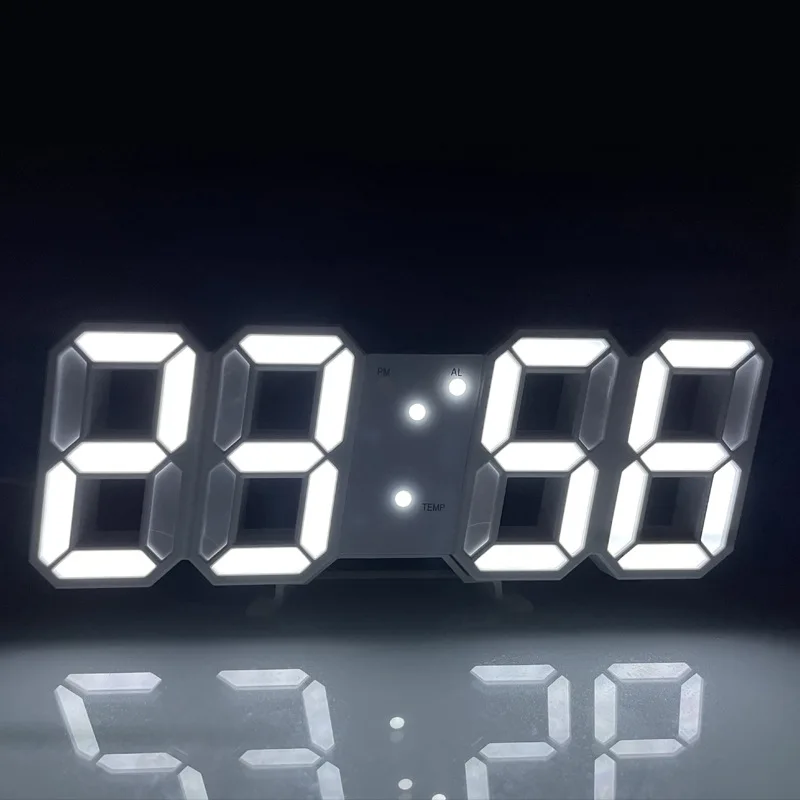 Modern Electronics Gadgets - 3D LED Digitale Klok Lichtgevende USB-aansluitbare