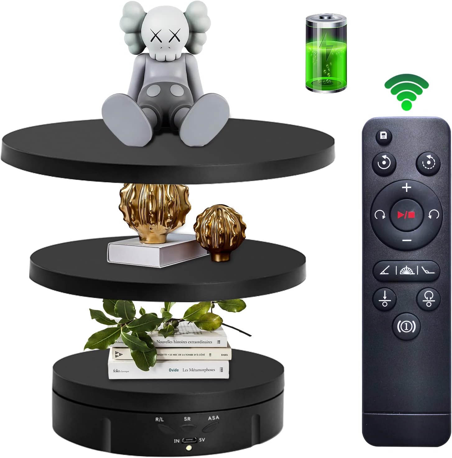 Modern Electronics Gadgets - 3in1 Gemotoriseerde Roterende Displaystandaard met 5.74/7.08/8.66inch