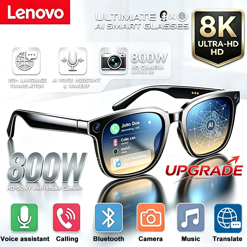 Smart Glasses Ar - Lenovo AI Smart Shooting Bril 800W