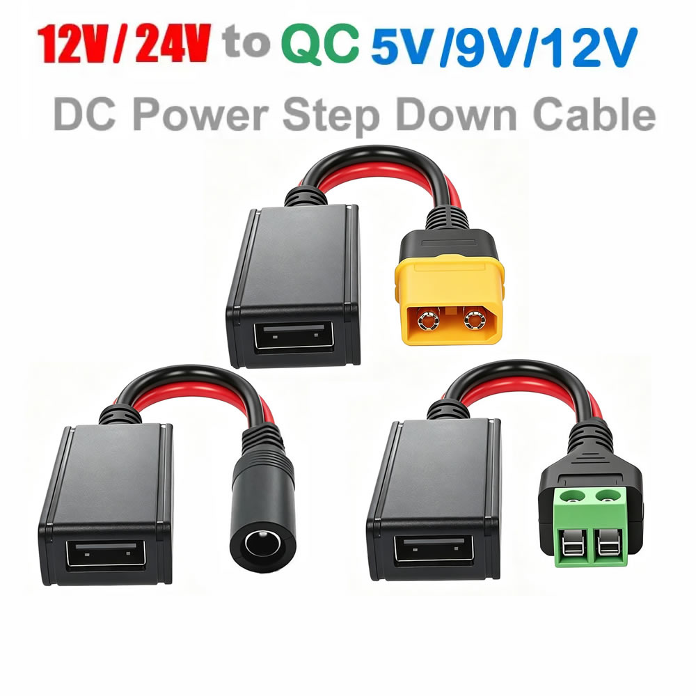 Smart Glasses Ar - QC3.0 QC2.0 DC-DC Power Converter Buck