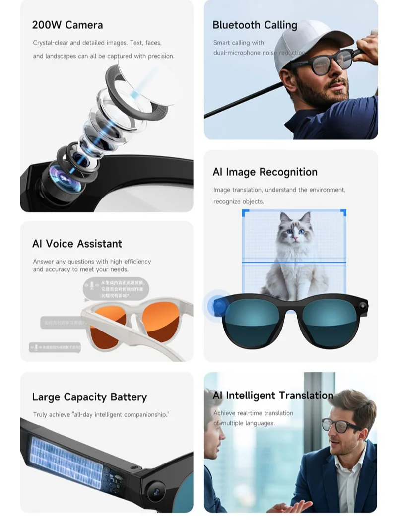 Lenovo Smart AI-bril 800W Pixe - Smart Glasses Ar recensie en prijs
