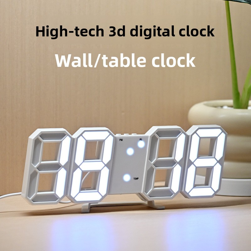 3D LED Digitale Klok Lichtgeve - Modern Electronics Gadgets recensie en prijs