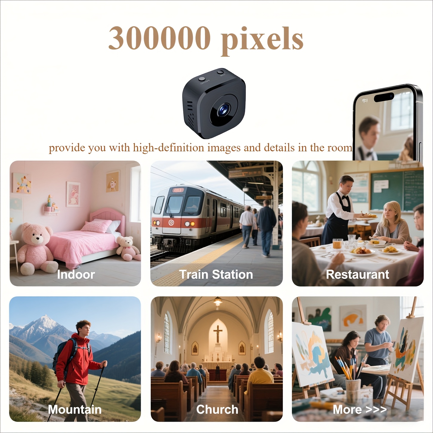 1080P HD Mini WiFi Camera Indo - Compact Camera Mirrorless recensie en prijs