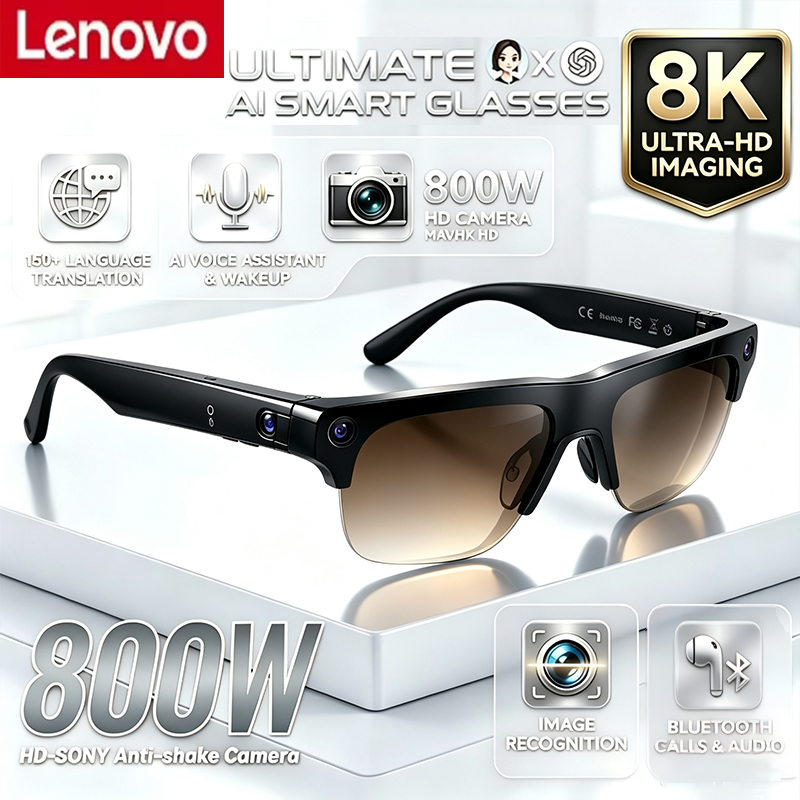 Lenovo Smart AI Bril 800w HD 8 - Smart Glasses Ar recensie en prijs