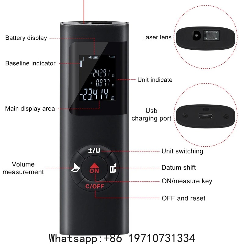40M/60M Mini Smart Laser Afsta - Laser Distance Measure recensie en prijs